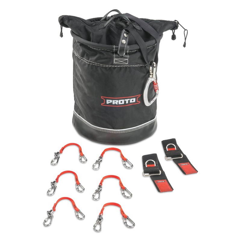 Tool Tethering Buckets